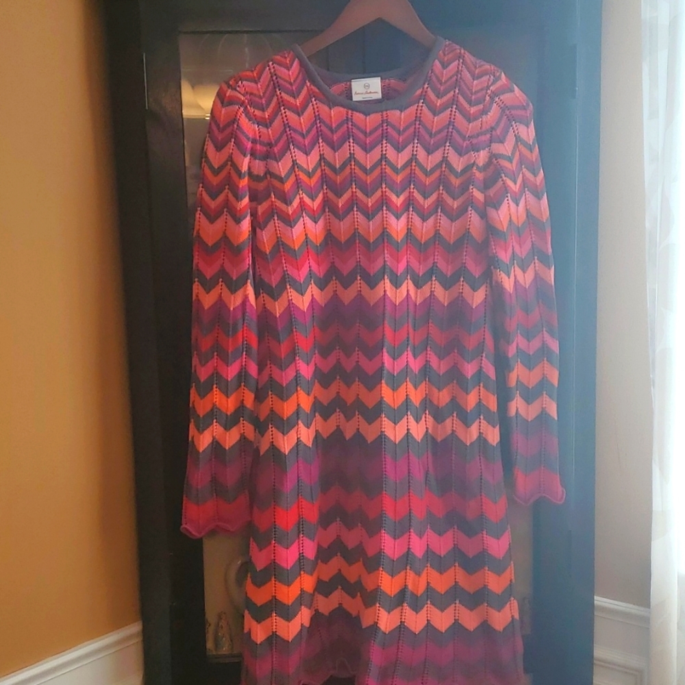 Hanna Andersson Girls Knit Dress sz 14